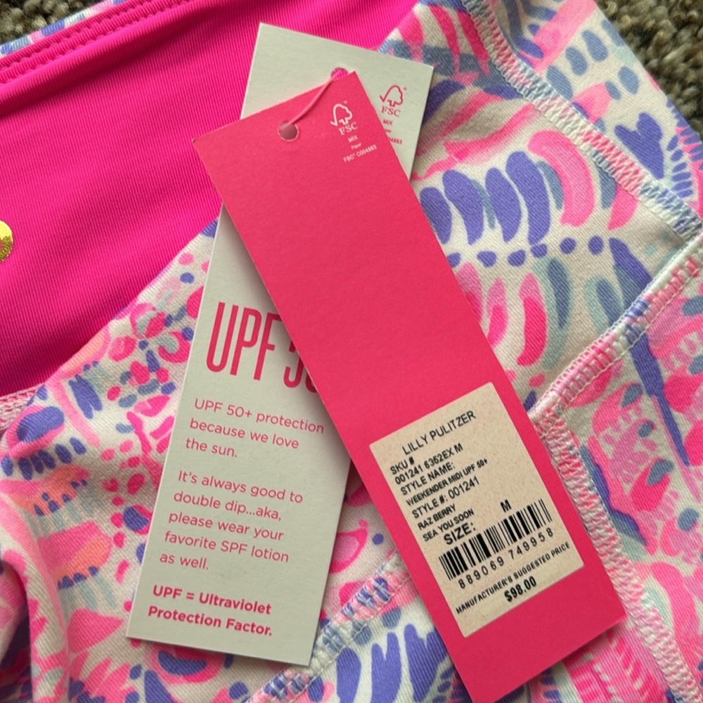 Lilly Pulitzer matching dress, shorts, leggings.  See separate listings. - Picture 2 of 3